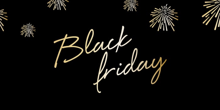 Black Friday -25% sur tout le site avec le code BLACKFRIDAY