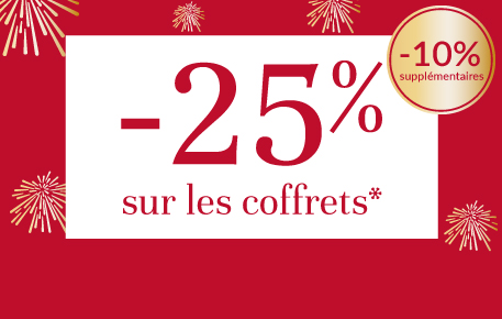 -25% coffret + 10% supplémentaire code 10BS