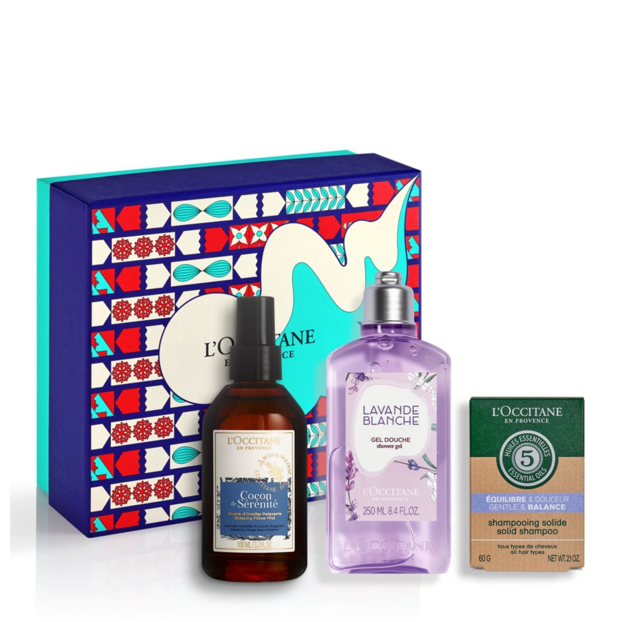 L'occitane En Provence - Coffret Cocooning Gel Douche, Shampoing & Brume D'oreiller - 50 ml