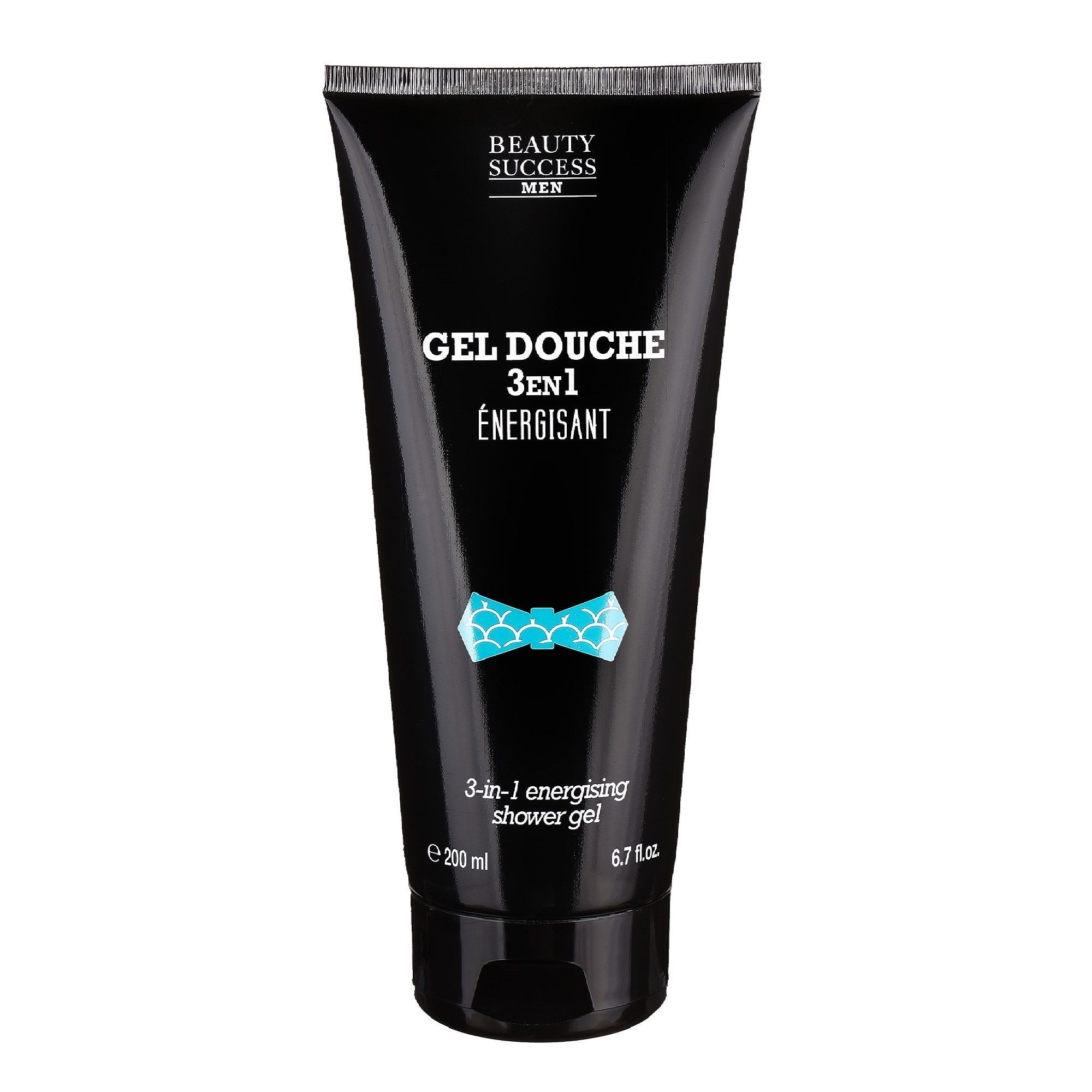 Beauty Success - Gel Douche 3 En 1 Énergisant Visage, Corps Et Cheveux Tube 200ml