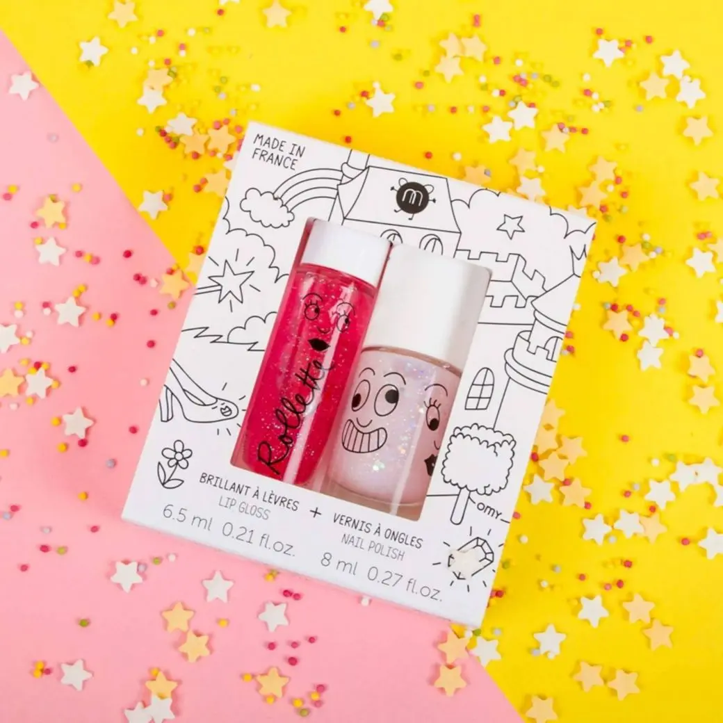 Coffret Fairytales Vernis Polly & Rollette Framboise  - Nailmatic - Maquillage - Visuel 2