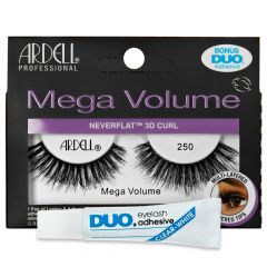 Kit Mega Volume 250  Faux-Cils & Colle Transparente 