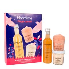 Coffret Routine Visage Antioxydant Eau Micellaire, Exfoliant & Masque 