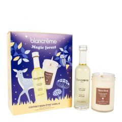 Coffret Bien-Être Vanille Huile Corps & Bougie Parfumée 