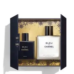 ÉCRIN BLEU DE CHANEL PARFUM 50ML & SOIN HYDRATANT 3-EN-1 90ML  - CHANEL - Parfum - Visuel 1