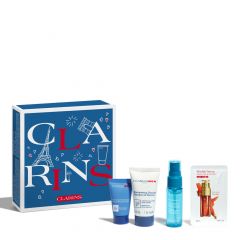 Coffret Les Essentiels ClarinsMen Shampoing-Douche & Soins Visage 