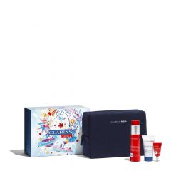 Coffret Experts Énergisants ClarinsMen Gel Visage, Nettoyant Visage & Gel Yeux 