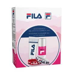 Coffret Fila Prestige Femme Déodorant, Gel Douche & Bracelet 