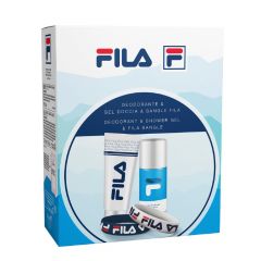 Coffret Fila Prestige Homme Déodorant, Gel Douche & Bracelet 