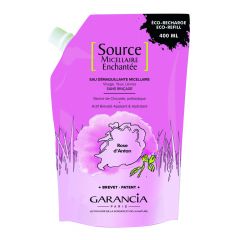 Recharge Source Micellaire Enchantée Eau Démaquillante - Rose d'Antan 400ml - Garancia - Soin - Visuel 1