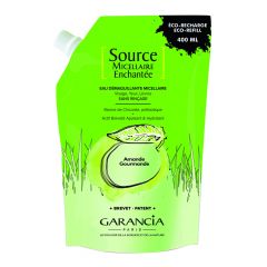 Recharge Source Micellaire Enchantée Eau Démaquillante - Amande Gourmande 400ml - Garancia - Soin - Visuel 1