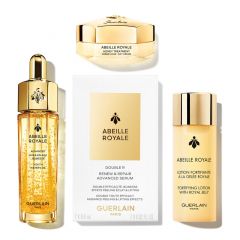 Coffret Abeille Royale - Programme Anti-âge Découverte Crème de Jour, Serum, Huile-en-Eau & Lotion Fortifiante 