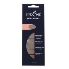 Nail Wraps Vernis à Ongles Adhésif Taupe