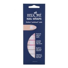 Nail Wraps Vernis à Ongles Adhésif French Manucure Pink