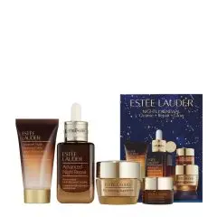 Coffret Advanced Night Repair Gelée Nettoyante, Sérum, Crème Visage & Crème Yeux 