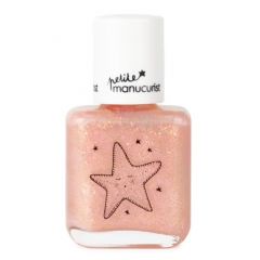 Vernis Enfant  Stella l'Étoile de Mer Rose Pâle Pailleté