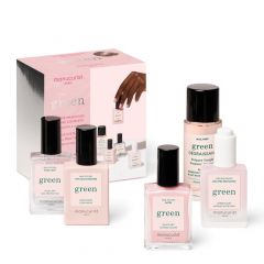 Coffret Routine Complète Manucure Dégraissant, Base Coat, Vernis, Top Coat & Gouttes Séchantes 