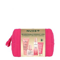 Trousse Prodigieuse Florale Huile Multi-Fonctions, Parfum, Gelée de Douche & Gel-Crème Visage 