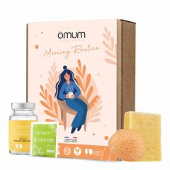 Coffret Morning routine Savon, Eponge, Infusion & Complément Alimentaire 