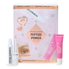 Coffret Peptide Power Soin Repulpant Lèvres & Sérum Cils et Sourcils 