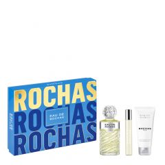 Coffret Eau de Rochas Eau de Toilette 100ml, Miniature & Lait Corps 