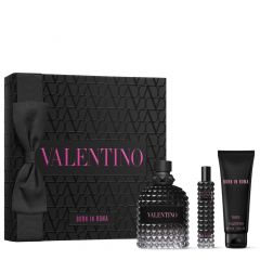 Coffret Born in Roma Uomo Eau de Toilette 100ml, Miniature & Gel Douche 