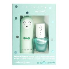 Coffret Duo Kids Aqua Baume à Lèvres & Vernis Turquoise 