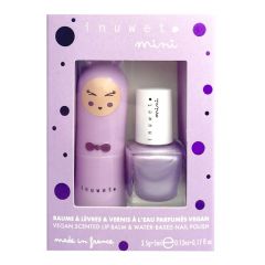 Coffret Duo Kids Mauve Baume à Lèvres & Vernis Mauve 