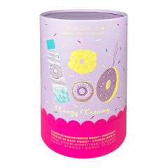 Coffret Crazy Creamy Mousse de Douche, Chouchou, Éponde de Bain & Sticker 