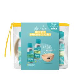 Trousse Bye Bye Imperfections Nettoyant & Masque Visage en Poudre 