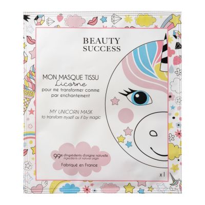 Beauty Success - Mon Masque Tissu Licorne Masque Tissu Visage 20ml