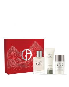 Coffret Acqua di Giò Eau de Toilette 100ml, Gel Douche & Déodorant 