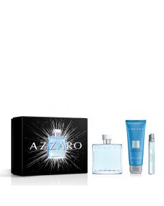 Coffret Chrome Eau de Toilette 100ml, Miniature & Shampoing Cheveux et Corps 