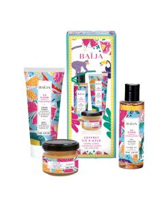 Coffret Île d'Azur Crème Corps, Gommage Corps & Gel Douche 