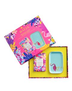 Coffret Delirium Floral Savon Solide & Porte-savon 