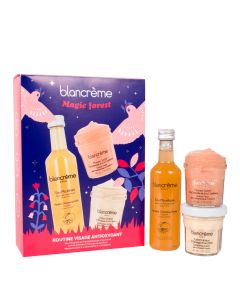 Coffret Routine Visage Antioxydant Eau Micellaire, Exfoliant & Masque 