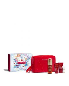 Coffret Double Serum & Multi-Intensive Sérum, Crème Jour, Crème Nuit & Base de Teint 