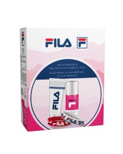 Coffret Fila Prestige Femme Déodorant, Gel Douche & Bracelet 