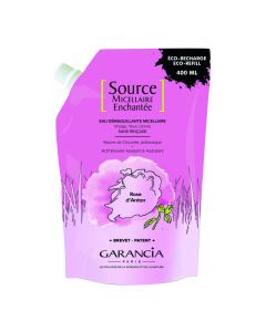 Recharge Source Micellaire Enchantée Eau Démaquillante - Rose d'Antan 400ml - Garancia - Soin - Visuel 1