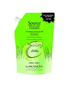 Recharge Source Micellaire Enchantée Eau Démaquillante - Amande Gourmande 400ml - Garancia - Soin - Visuel 1