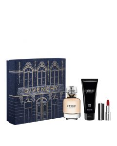 Coffret L'Interdit Eau de Parfum 50ml, Lait Corps & Rouge à Lèvres 