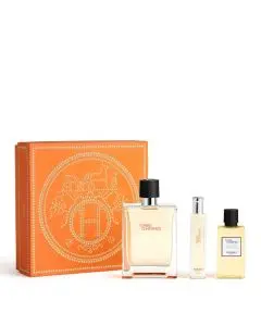 Coffret Terre d'Hermès Eau de Toilette 100ml, 15ml & Gel Douche 