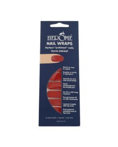 Nail Wraps Vernis à Ongles Adhésif Ruby Red