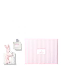 Coffret Toute Petite  Eau De Senteur 100ml & Son Doudou Lapin Rose 