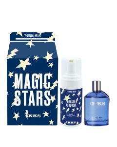 Coffret Young Man Magic Stars Eau de Toileltte 100ml & Mousse de Douche 