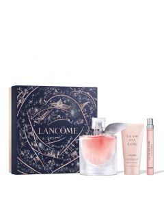 Coffret La Vie est Belle Eau de Parfum 50ml, Miniature & Lait Parfumé 