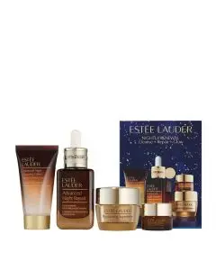 Coffret Advanced Night Repair Gelée Nettoyante, Sérum, Crème Visage & Crème Yeux 