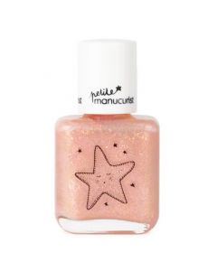 Vernis Enfant  Stella l'Étoile de Mer Rose Pâle Pailleté