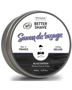 Black Edition Savon de Rasage BIO 150ml