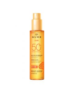 Nuxe sun Huile Solaire Bronzante SPF50 150ml